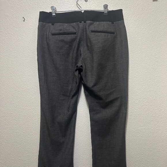 Express "columnist" gray bootcut dress pants, woman's 8S - Picture 4 of 11